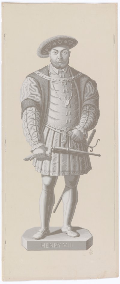 Ornament-Figural, Henry VIII by Made by Jules Desfossé